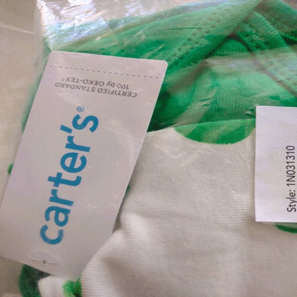 NWT Carter's My First St. Patrick's Day and shamrock 2 pack long sleeve … - Picture 6 of 7